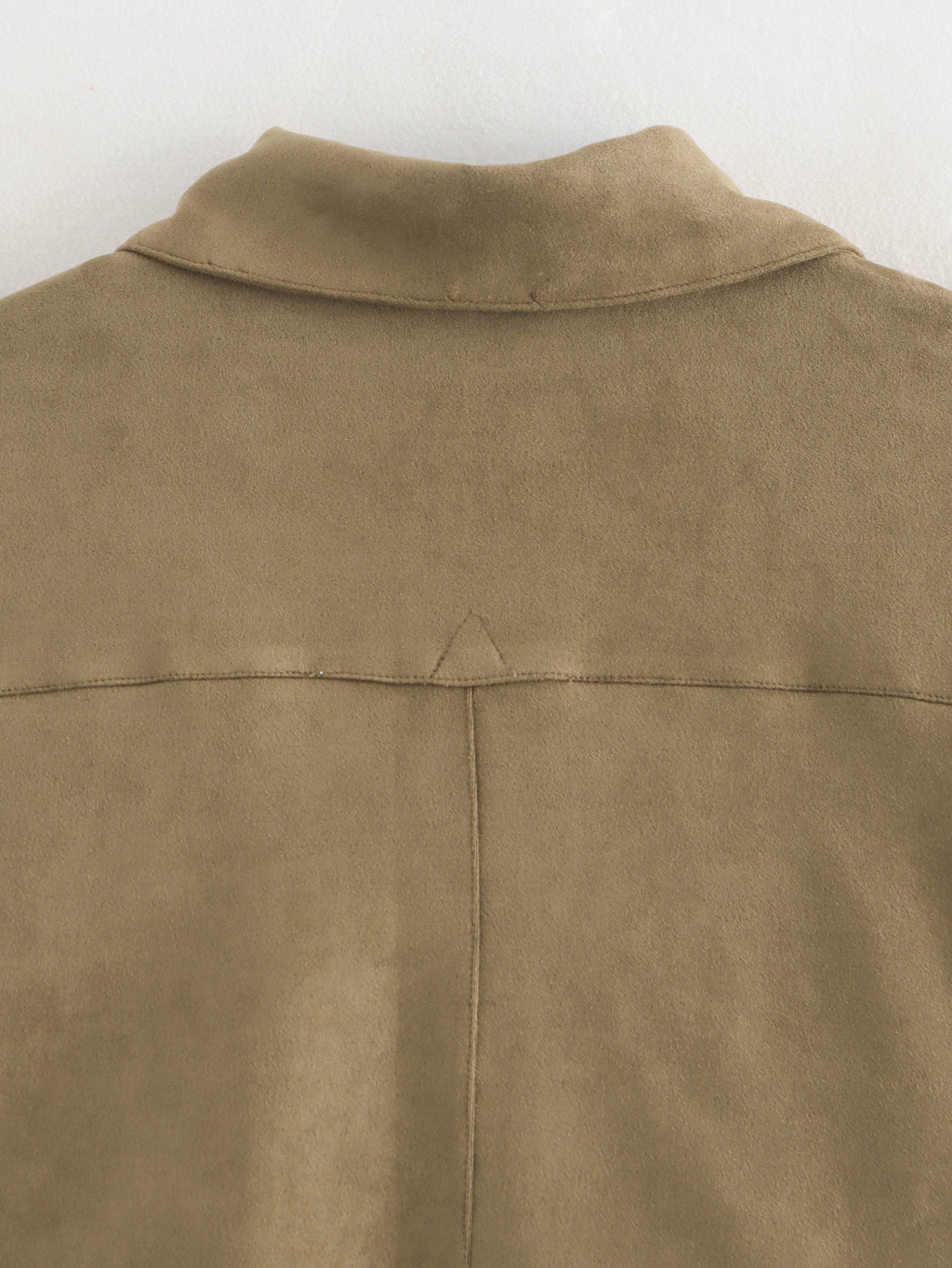 Women Clothing Autumn Winter Jacket Old Money Suede Short Coat