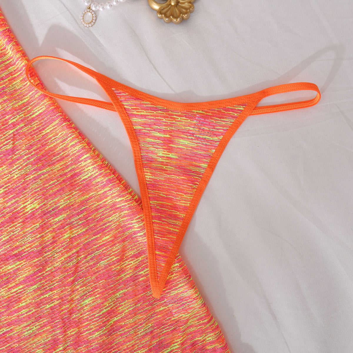 Sexy Seaside Vacation Two Piece Sets Casual Hollow Out Cutout Slim Fit Hip Spaghetti Straps Dress